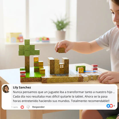 4 Setts Bloqito™ magnéticos - Donde la imaginación le gana a las pantallas